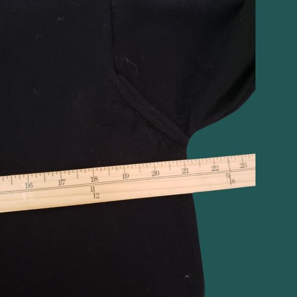 Emporio Armani Mens Turtleneck Sweater Black Size 36 - Picture 8 of 11